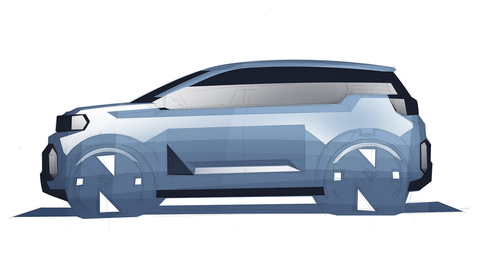 Dacia A-Segment EV, sketch